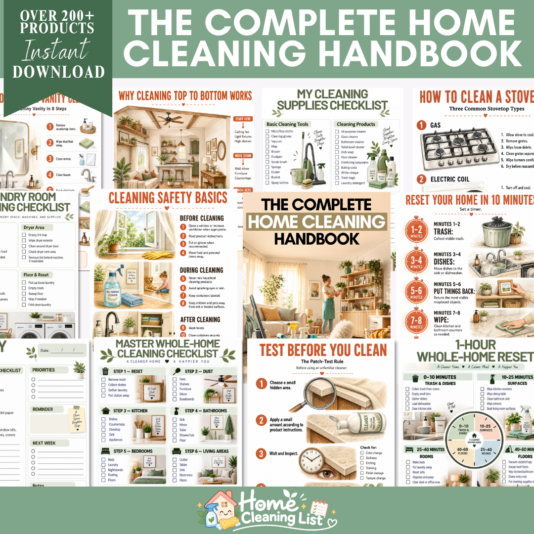 The Complete Home Cleaning Handbook